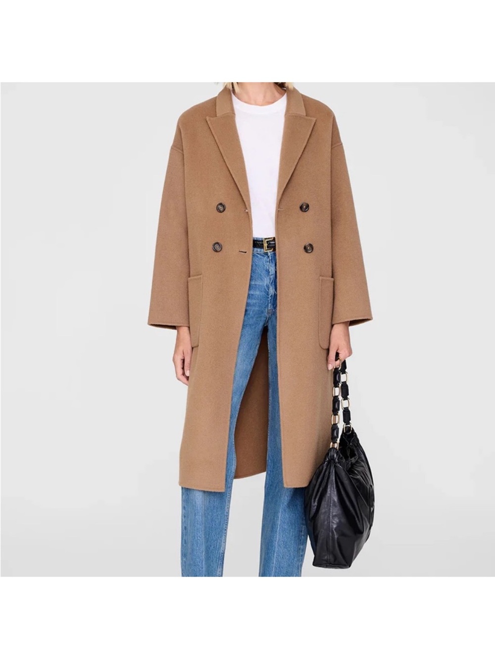 ANINE BING
Dylan Wool And Cashmere Belted Coat